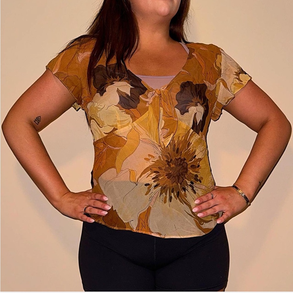 Vintage Bob Mackie 100% Silk Top